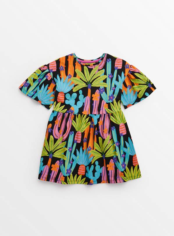 Palm Print Jersey Dress 5 years